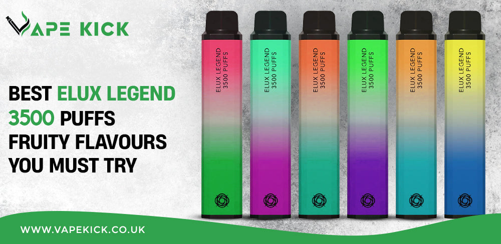 Best Elux Legend 3500 Puffs Fruity Flavours You Must Try
