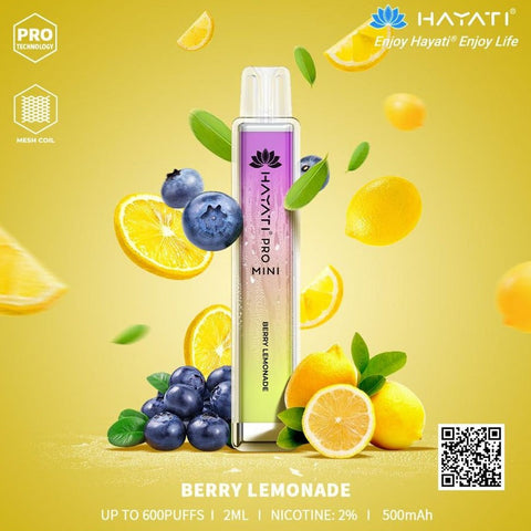 Hayati Pro Mini 600 Berrry Lemonade