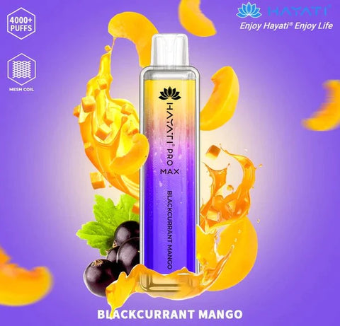 Hayati ProMax 4000 Puffs BlackCurrant Mango