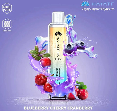Hayati ProMax 4000 Puffs blue Berry Cranberry