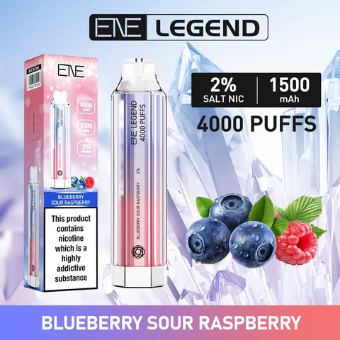 ENE Elux Legend 4000 Puffs  Blue Berry Sour Raspberry