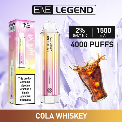 ENE Elux Legend 4000 Puffs Cola Whiskey