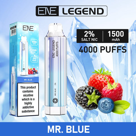 ENE Elux Legend 4000 Puffs  Mr Blue