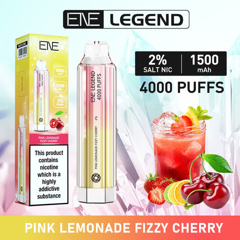 ENE Elux Legend 4000 Puffs Pink lemonade Fizzy Cherry