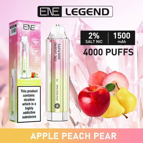 ENE Elux Legend 4000 Puffs Apple Peach Pear