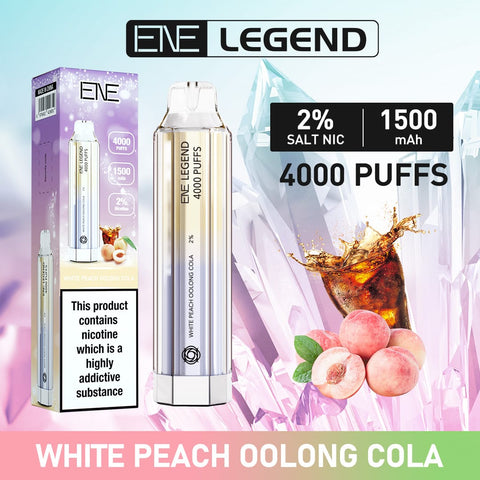 ENE Elux Legend 4000 Puffs White Peach oolong Cola
