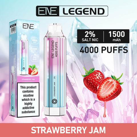 ENE Elux Legend 4000 Puffs Strawberry Gam