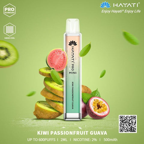 Hayati Pro Mini 600 Kiwi Passion Fruit Guava