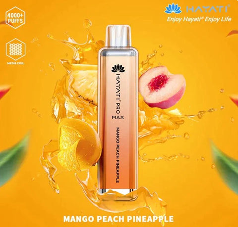 Hayati ProMax 4000 Puffs mango peach Pineapple