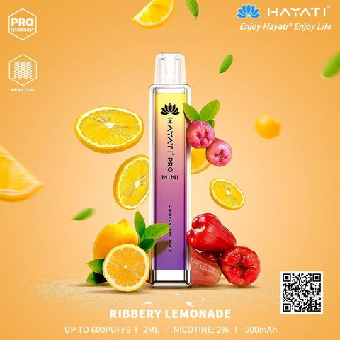 Hayati Pro Mini 600 Ribbery Lemonade