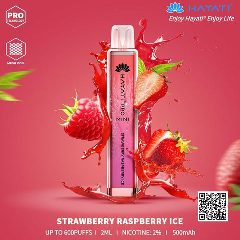 Hayati Pro Mini 600 Strawberry Raspberry 