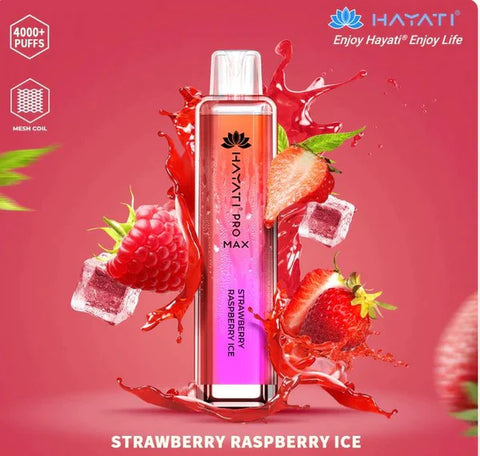 Hayati ProMax 4000 Puffs Strawberry Raspberry