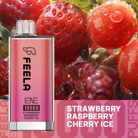 Feela ENE Elux 10000 Strawberry Raspberry Cherry Ice