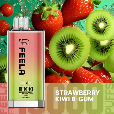 Feela ENE Elux 10000 Strawberry Kiwi B Gum
