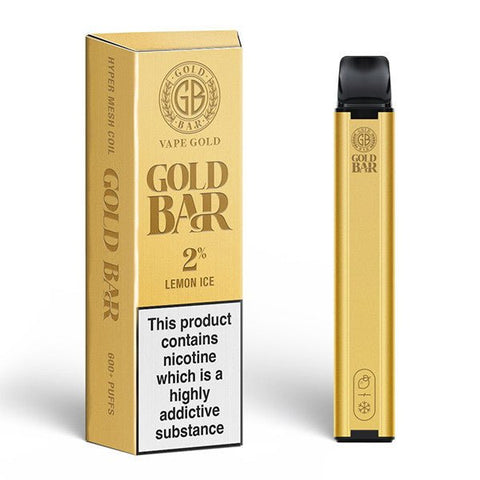 Gold Bar 600 lemon Ice