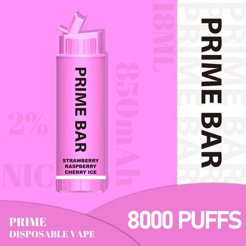 Prime Bar 8000 Disposable Vape Puff Pod Device vapeclubuk.co.uk