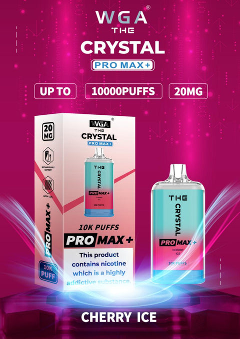 The Crystal Pro Max 10000 Cherry Ice