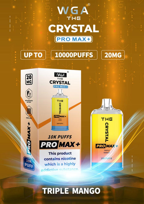 The Crystal Pro Max 10000 Triple Mango