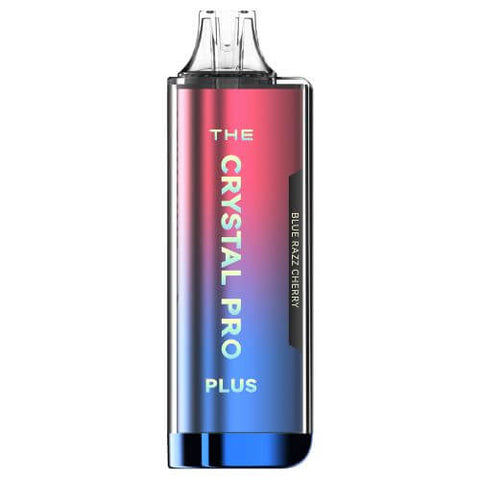 The Crystal Pro Plus 4000 Disposable Vape Pod Kit Box of 10 - Blue Razz Cherry -Vapeuksupplier