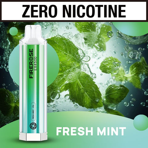 Zero Nicotine Firerose 4500 Puffs Disposable Vape Box of 10 - #Simbavapeswholesale#